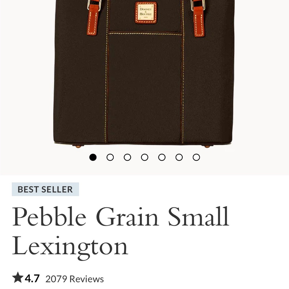 Dooney & Bourke Dark Brown Pebble Grain Backpack